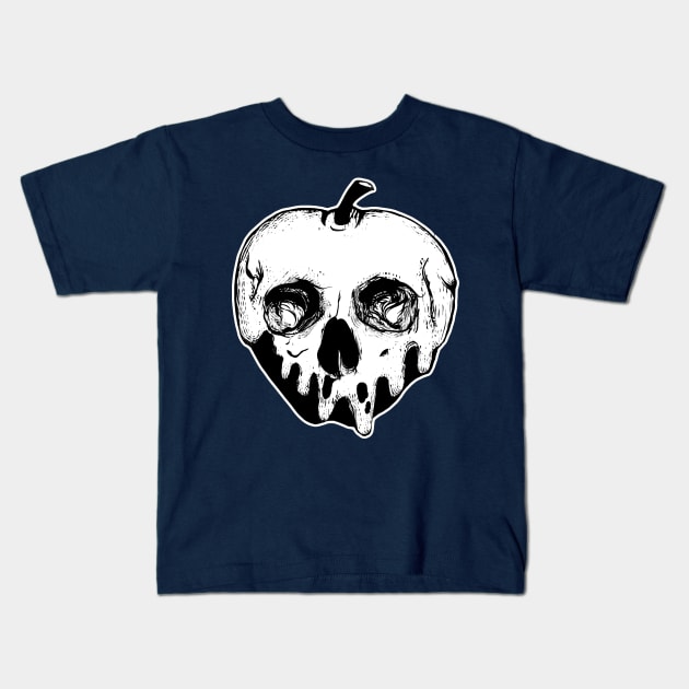 Poison Apple Kids T-Shirt by Moon._.in._.Pisces